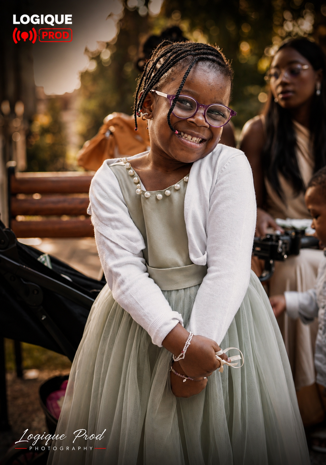 Portrait d’enfant en extérieur